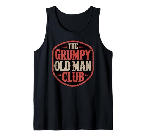 Lustiges Abzeichen The Grumpy Old Man Club für Herren Tank Top Lustiges Abzeichen The Grumpy Old Man Club für Herren Tank Top von Sarcastic Humorous Statement Designs