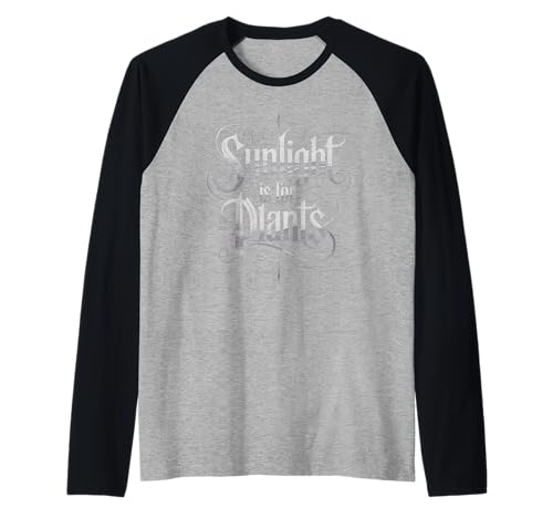 Funny Sunlight is for Plants Gothic Humor Spruch Frauen Männer Raglan Funny Sunlight is for Plants Gothic Humor Spruch Frauen Männer Raglan von Sarcastic Introvert Vampire Gamer Dad Mom Joke
