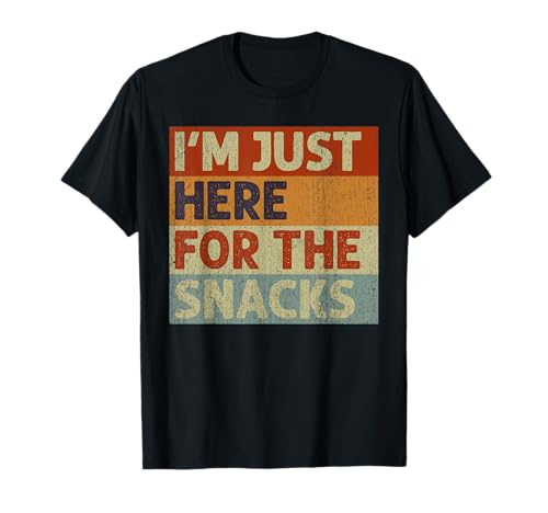 I'm Just Here for The Snacks Lustiger Spruch Kleinkind Kinder T-Shirt von Sarcastic Joke Funny Snack Lovers