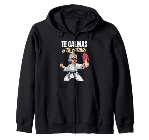 Lustiger Te Calmas Calmo Abuela Chancla Humor Spruch Frauen Mama Kapuzenjacke Lustiger Te Calmas Calmo Abuela Chancla Humor Spruch Frauen Mama Kapuzenjacke von Sarcastic Latino Grandma Karate Slipper Mexican