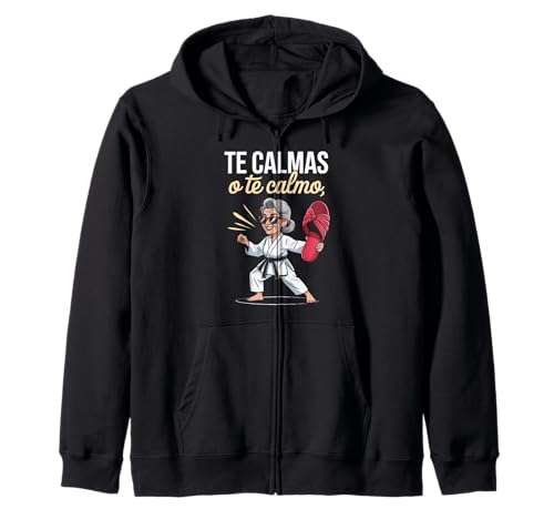 Lustiger Te Calmas Calmo Abuela Chancla Humor Spruch Frauen Mama Kapuzenjacke Lustiger Te Calmas Calmo Abuela Chancla Humor Spruch Frauen Mama Kapuzenjacke von Sarcastic Latino Grandma Karate Slipper Mexican