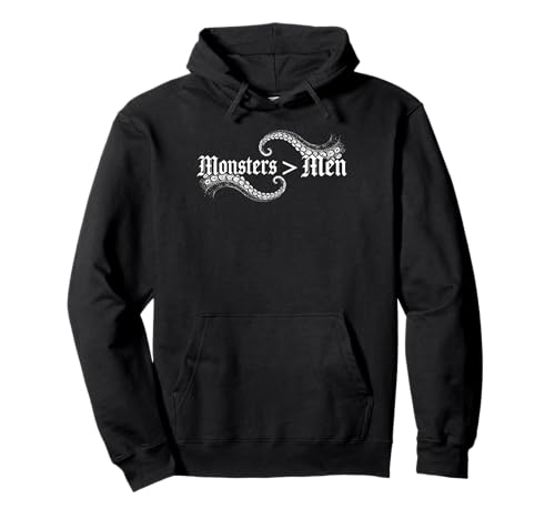 Monster Over Men Fantasy Dark Romance Bookish Pullover Hoodie von Sarcastic Monster Boyfriend Fantasy Spicy Bookworm