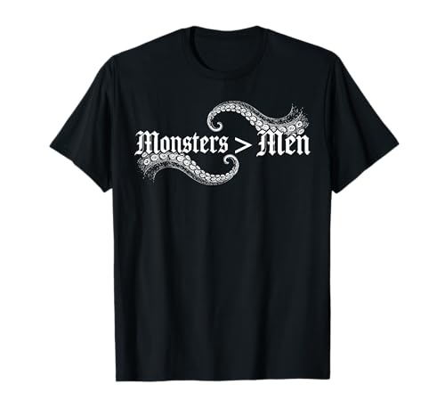 Monster Over Men Fantasy Dark Romance Bookish T-Shirt von Sarcastic Monster Boyfriend Fantasy Spicy Bookworm
