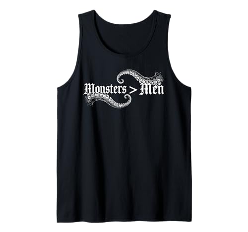 Monster Over Men Fantasy Dark Romance Bookish Tank Top von Sarcastic Monster Boyfriend Fantasy Spicy Bookworm