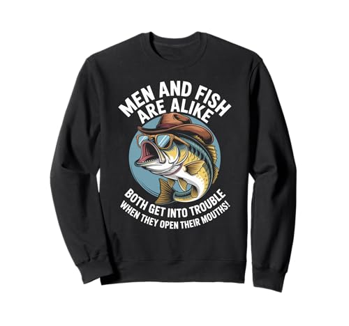Lustiger Spruch Männer Fisch Ärger Sprechen Humor Witz Frauen Männer Sweatshirt Lustiger Spruch Männer Fisch Ärger Sprechen Humor Witz Frauen Männer Sweatshirt von Sarcastic Outdoors Angler Cowboy Bass Vintage Cool