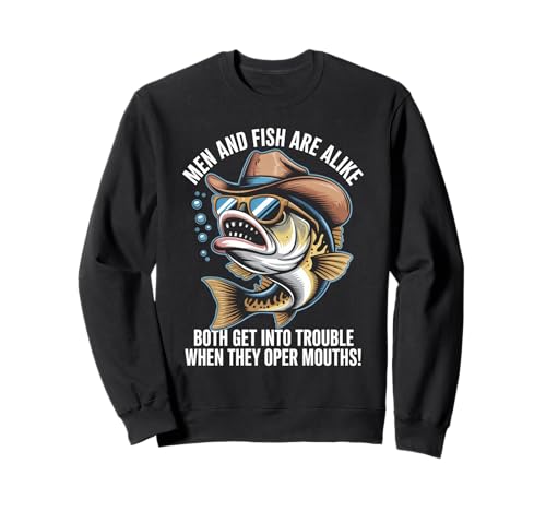 Lustiger Spruch Männer Fisch Ärger Sprechen Humor Witz Frauen Männer Sweatshirt Lustiger Spruch Männer Fisch Ärger Sprechen Humor Witz Frauen Männer Sweatshirt von Sarcastic Outdoors Angler Cowboy Bass Vintage Cool