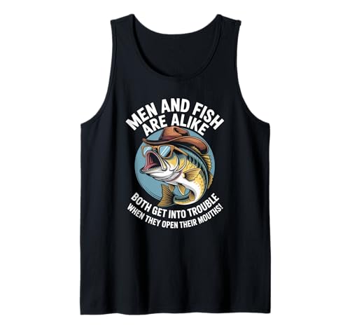 Lustiger Spruch Männer Fisch Ärger Sprechen Humor Witz Frauen Männer Tank Top Lustiger Spruch Männer Fisch Ärger Sprechen Humor Witz Frauen Männer Tank Top von Sarcastic Outdoors Angler Cowboy Bass Vintage Cool