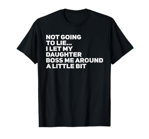 Mädchen Papa Lustiger Vatertag Tochter Chef Papa Around Humor T-Shirt Mädchen Papa Lustiger Vatertag Tochter Chef Papa Around Humor T-Shirt von Sarcastic Parenting Apparel Father Daughter Shop