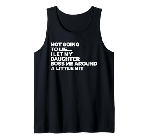 Mädchen Papa Lustiger Vatertag Tochter Chef Papa Around Humor Tank Top Mädchen Papa Lustiger Vatertag Tochter Chef Papa Around Humor Tank Top von Sarcastic Parenting Apparel Father Daughter Shop