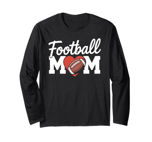 Lustiger Fußball Mama Herz Sport Familie Humor Spruch Langarmshirt Lustiger Fußball Mama Herz Sport Familie Humor Spruch Langarmshirt von Sarcastic Proud Mother Gridiron Team Spirit Joke