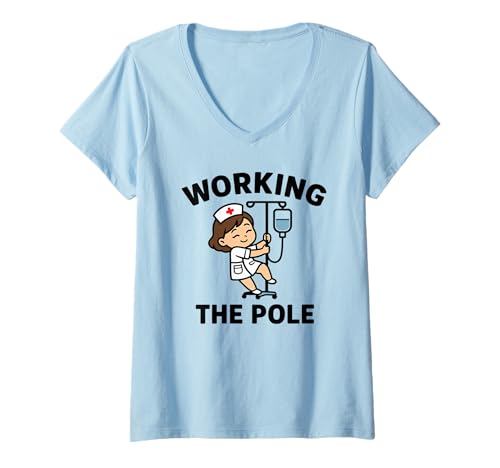 Damen Lustiges Geschenk für Krankenschwestern, Krankenschwestern, Schule, Geschenk für Frauen und Mädchen T-Shirt mit V-Ausschnitt Damen Lustiges Geschenk für Krankenschwestern, Krankenschwestern, Schule, Geschenk für Frauen und Mädchen T-Shirt mit V-Ausschnitt von Sarcastic RN NICU Nurse Graduation Graphic Design