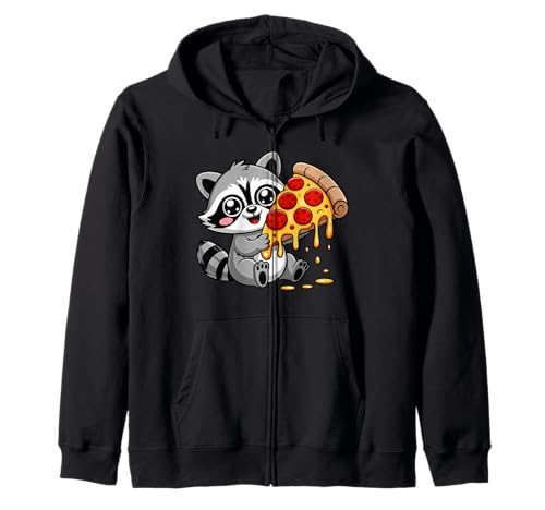 Lustiges süßes Waschbär-Tier-Pizza-Liebhaber-Design, Geschenk für Männer und Frauen Kapuzenjacke Lustiges süßes Waschbär-Tier-Pizza-Liebhaber-Design, Geschenk für Männer und Frauen Kapuzenjacke von Sarcastic Raccoon Trash Panda Whimsical Graphic