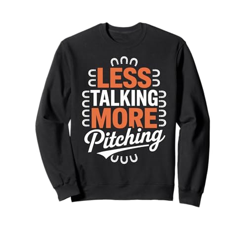 Lustig Weniger Sprechen Mehr Pitching Spruch Baseball Damen Herren Sweatshirt Lustig Weniger Sprechen Mehr Pitching Spruch Baseball Damen Herren Sweatshirt von Sarcastic Sports Fan Thrower Coach Softball League