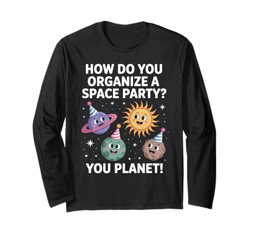 Lustiger Weltraum Witz You Planet It Party Humor Sarkasmus Frauen Männer Langarmshirt Lustiger Weltraum Witz You Planet It Party Humor Sarkasmus Frauen Männer Langarmshirt von Sarcastic UFO Joke for Friends Party Adult Humor