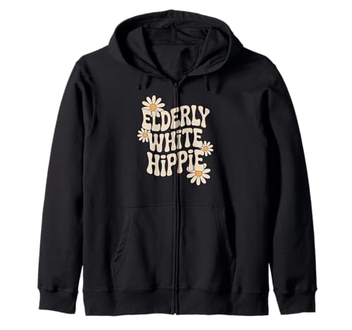 Lustiger weißer Hippie-Retro-Retro-Regenbogen-Humor für Damen und Herren Kapuzenjacke Lustiger weißer Hippie-Retro-Retro-Regenbogen-Humor für Damen und Herren Kapuzenjacke von Sarcastic Vintage Flower Power Peace Joke Dad Mom