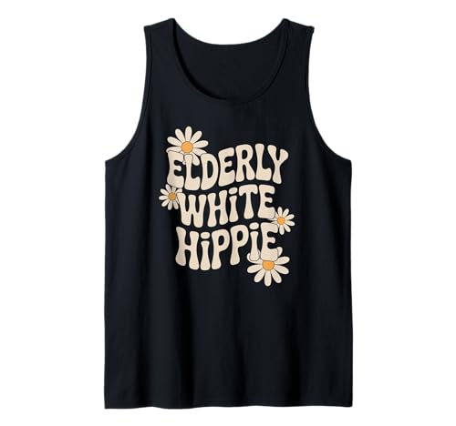 Lustiger weißer Hippie-Retro-Retro-Regenbogen-Humor für Damen und Herren Tank Top Lustiger weißer Hippie-Retro-Retro-Regenbogen-Humor für Damen und Herren Tank Top von Sarcastic Vintage Flower Power Peace Joke Dad Mom