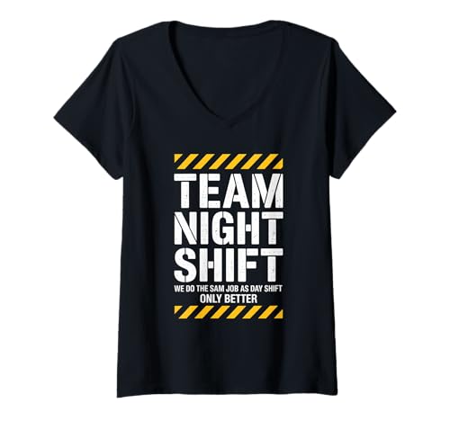 Damen Lustiger Spruch Gleiche Schicht Unterschiedliche Tag Arbeit Humor Frauen Männer T-Shirt mit V-Ausschnitt Damen Lustiger Spruch Gleiche Schicht Unterschiedliche Tag Arbeit Humor Frauen Männer T-Shirt mit V-Ausschnitt von Sarcastic Workplace Joke Exhausted Tired Worker
