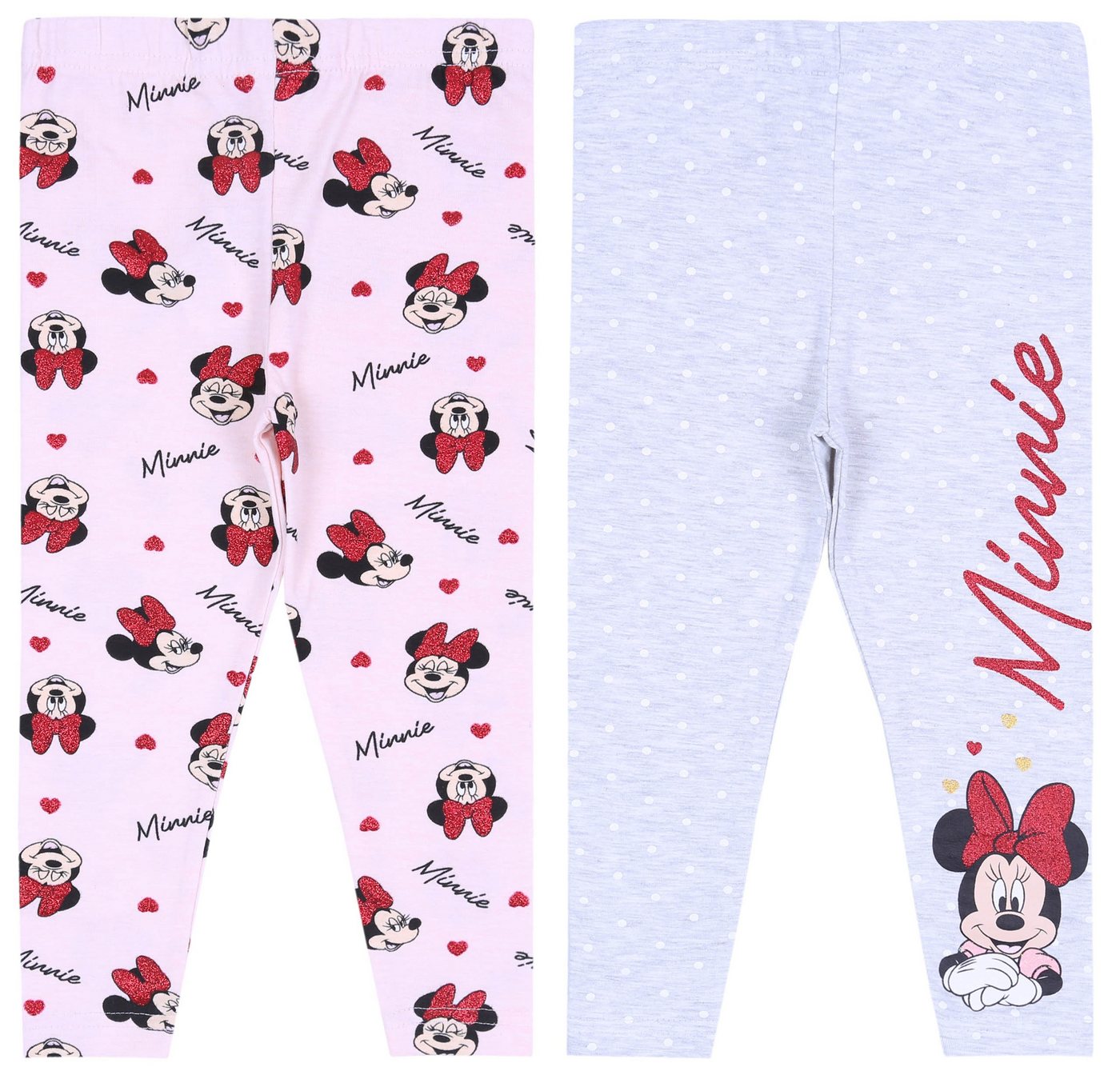 Sarcia.eu 7/8-Leggings 2x Aprikosengraue Leggings, Minnie DISNEY 5-6 Jahre von Sarcia.eu