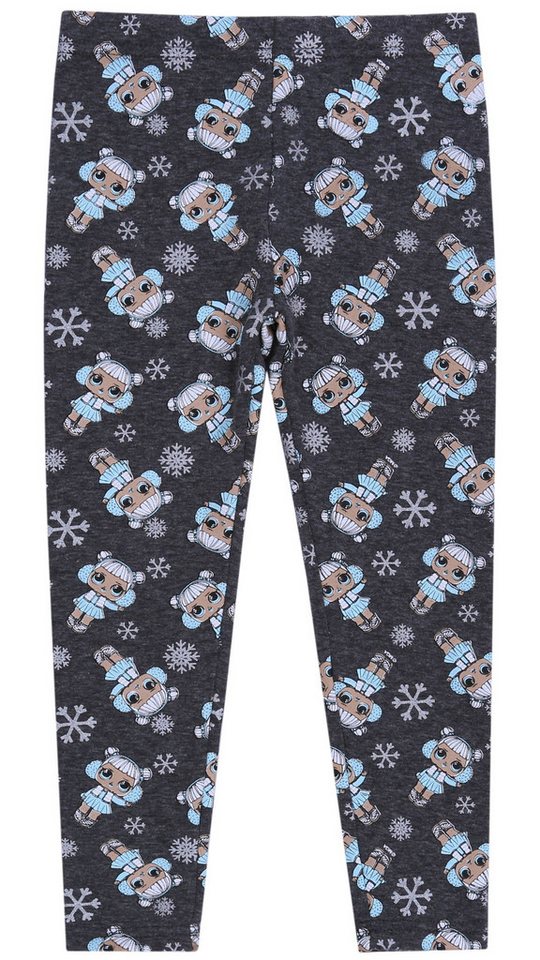 Sarcia.eu 7/8-Leggings Dunkelgraue gefütterte Leggingshose Leggings L.O.L. SURPRISE 6-7 Jahre von Sarcia.eu