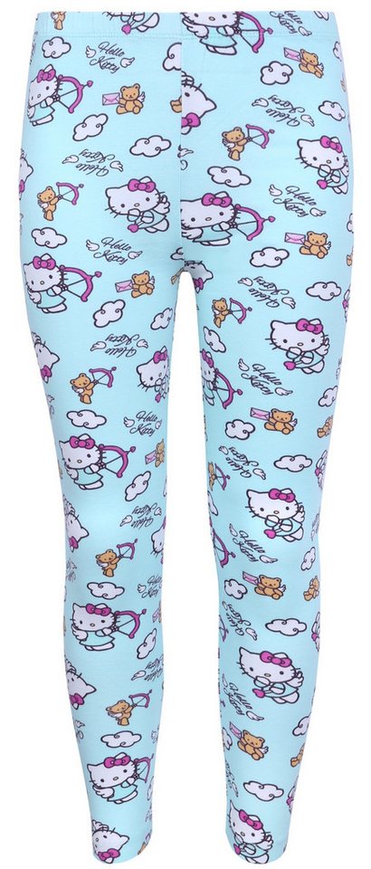 Sarcia.eu 7/8-Leggings Türkisfarbene Leggingshose für Mädchen HELLO KITTY 8 Jahre von Sarcia.eu