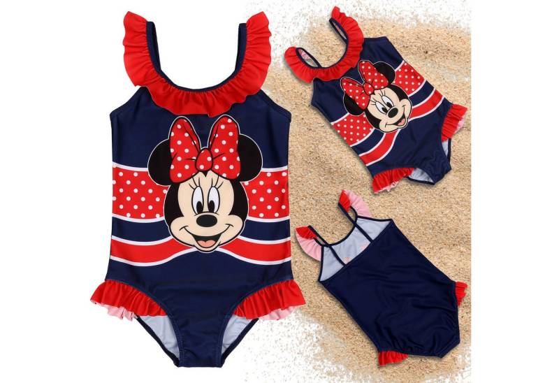 Sarcia.eu Badeanzug DISNEY Minnie Mouse Mädchen-Badeanzug, einteilig für Strand & Pool von Sarcia.eu