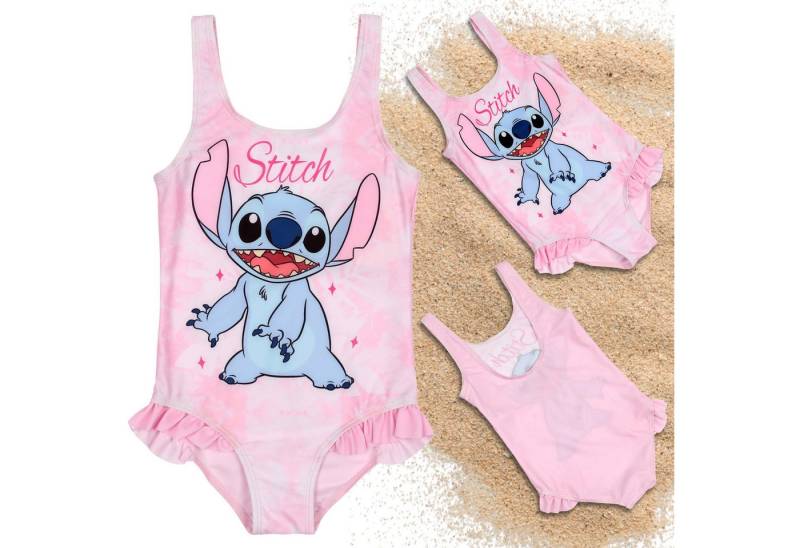 Sarcia.eu Badeanzug DISNEY Stitch rosa Badeanzug – einteilig für Mädchen, ideal für Pool von Sarcia.eu