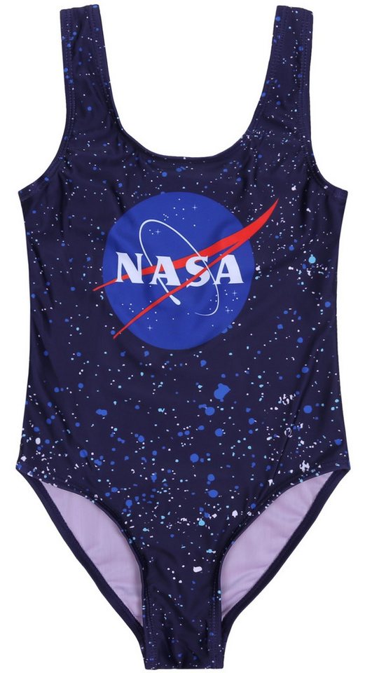 Sarcia.eu Badekleid Dunkelblauer einteiliger Badeanzug mit Logo von NASA 9-10 Jahre von Sarcia.eu