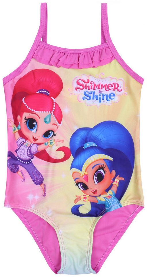 Sarcia.eu Badekleid Rosafarbener Badeanzug für Mädchen SHIMMER & SHINE 3-4 Jahre von Sarcia.eu
