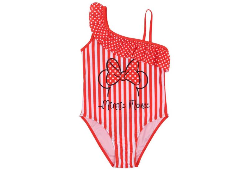 Sarcia.eu Badekleid Roter einteiliger Badeanzug Minnie Maus mit Rüsche DISNEY 8-9 Jahre von Sarcia.eu