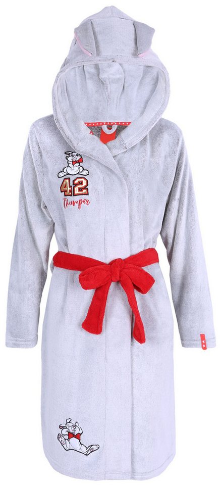 Sarcia.eu Bademantel Grauer Morgenmantel Blume Klopfer DISNEY XXS von Sarcia.eu