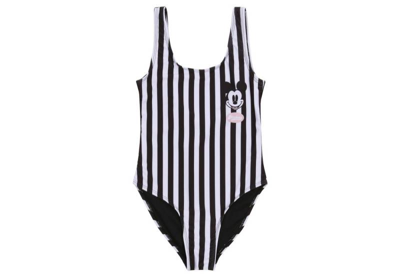 Sarcia.eu Badepants Einteiliger Badeanzug für Mädchen weiß-schwarz Mickey Maus 11-12 Jahre von Sarcia.eu