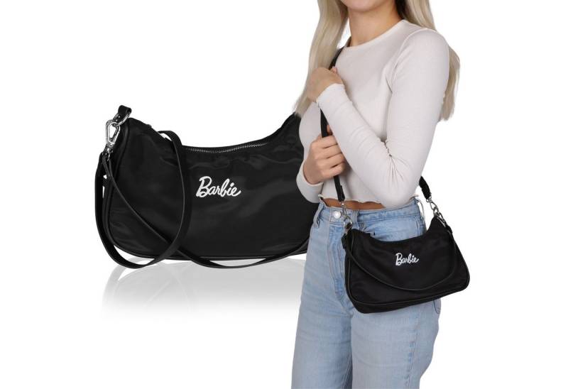 Sarcia.eu Umhängetasche Barbie Schwarze Umhängetasche 25,5 x 12,5 x 6,5 cm von Sarcia.eu