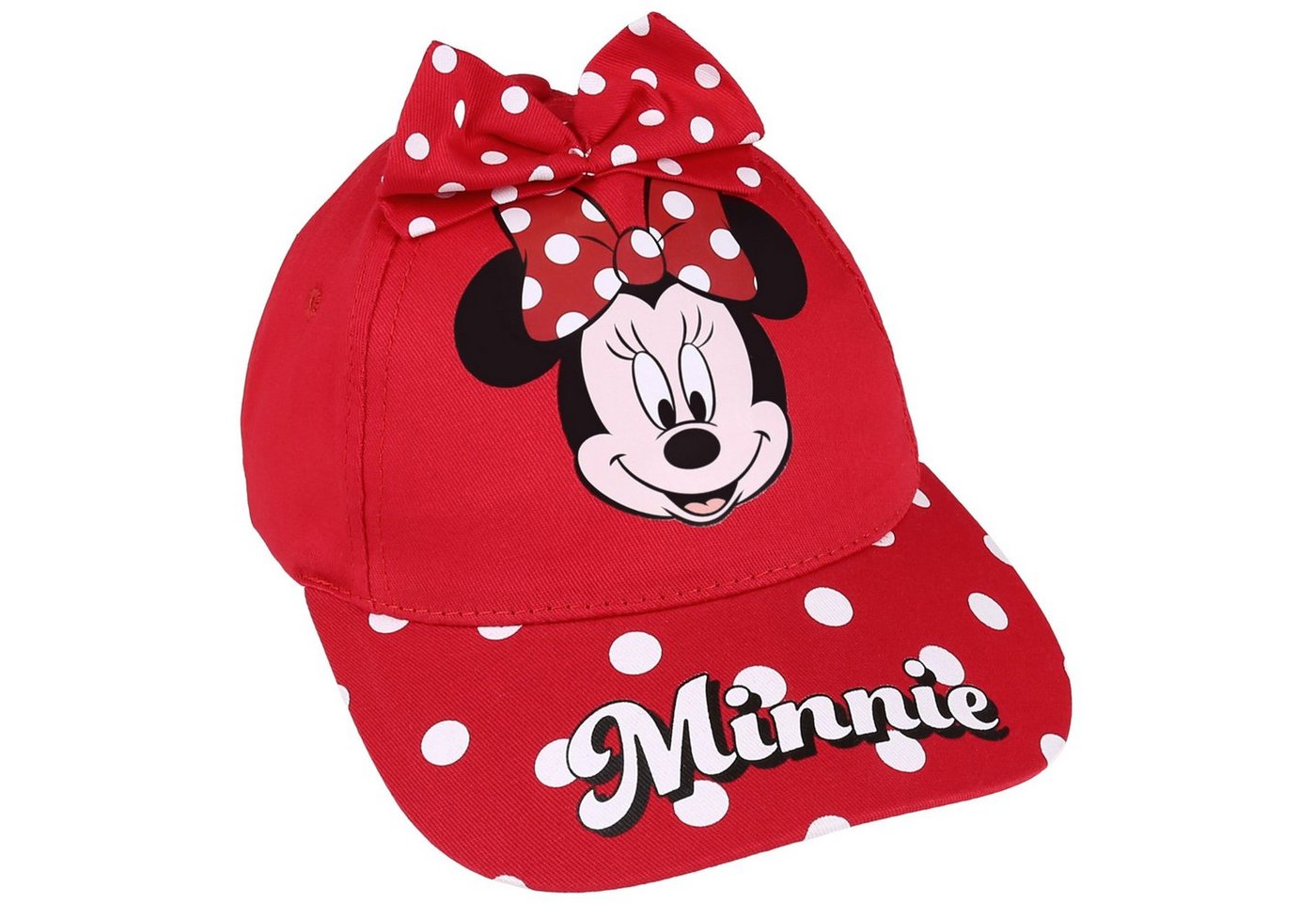 Sarcia.eu Baseball Cap Minnie Mouse Mädchen-Baseballmütze, rot mit Schleife von Sarcia.eu