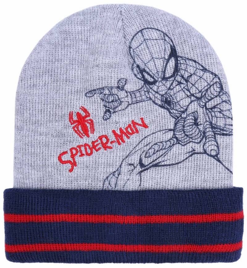Sarcia.eu Beanie Grau-dunkelblaue Jungen-Mütze Spider-Man MARVEL 52 von Sarcia.eu