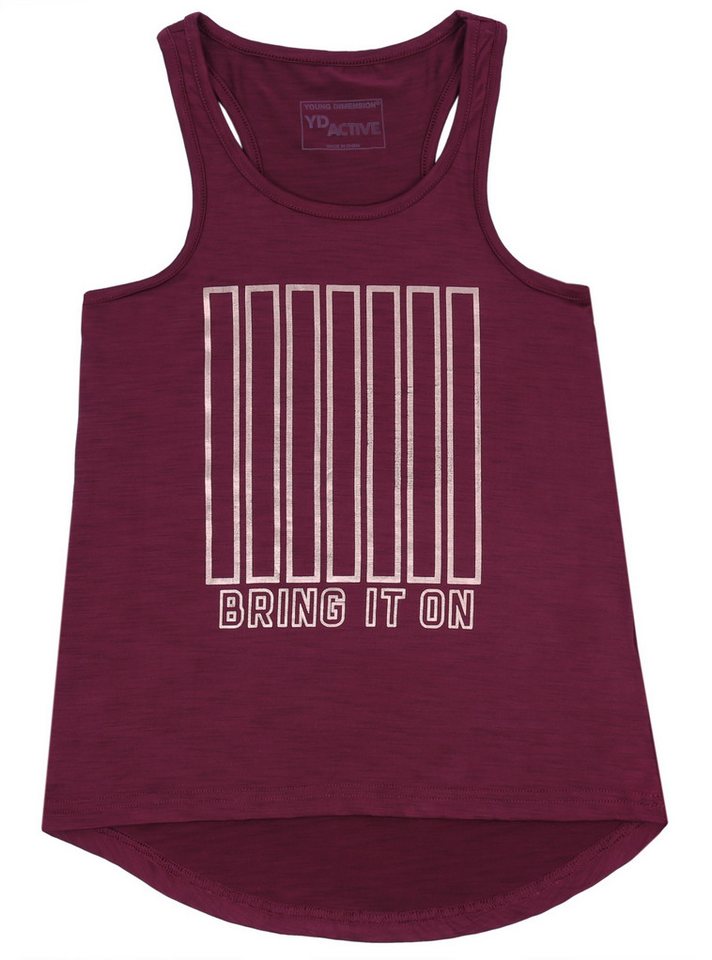 Sarcia.eu Blusentop Dunkelrotes, elastisches Top 11-12 Jahre von Sarcia.eu