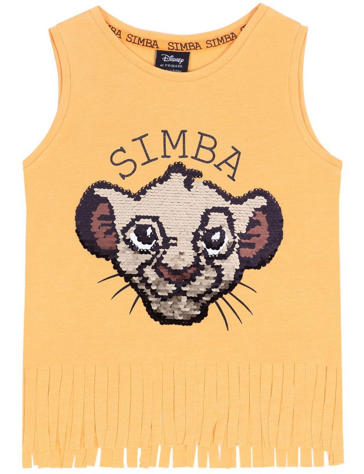 Sarcia.eu Blusentop Gelbe Bluse mit Fransen und Simba von König der Löwen DISNEY 4-5 Jahre von Sarcia.eu