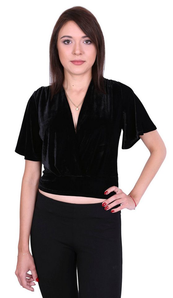 Sarcia.eu Blusentop John Zack Schwarzes elegantes Velours-Top L Sarcia.eu Blusentop John Zack Schwarzes elegantes Velours-Top L von Sarcia.eu