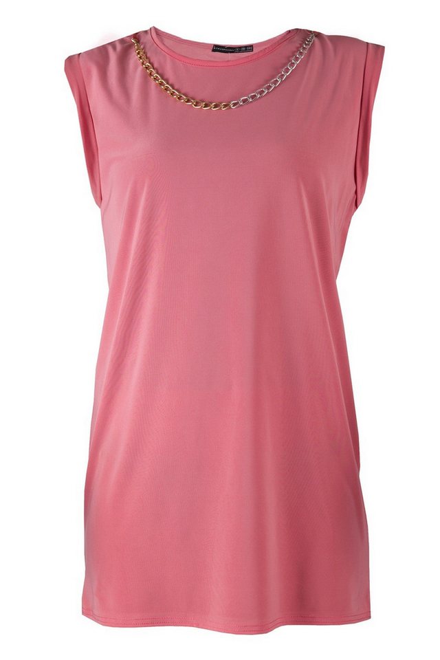 Sarcia.eu Blusentop Korallenrote Bluse + Kette XS Sarcia.eu Blusentop Korallenrote Bluse + Kette XS von Sarcia.eu