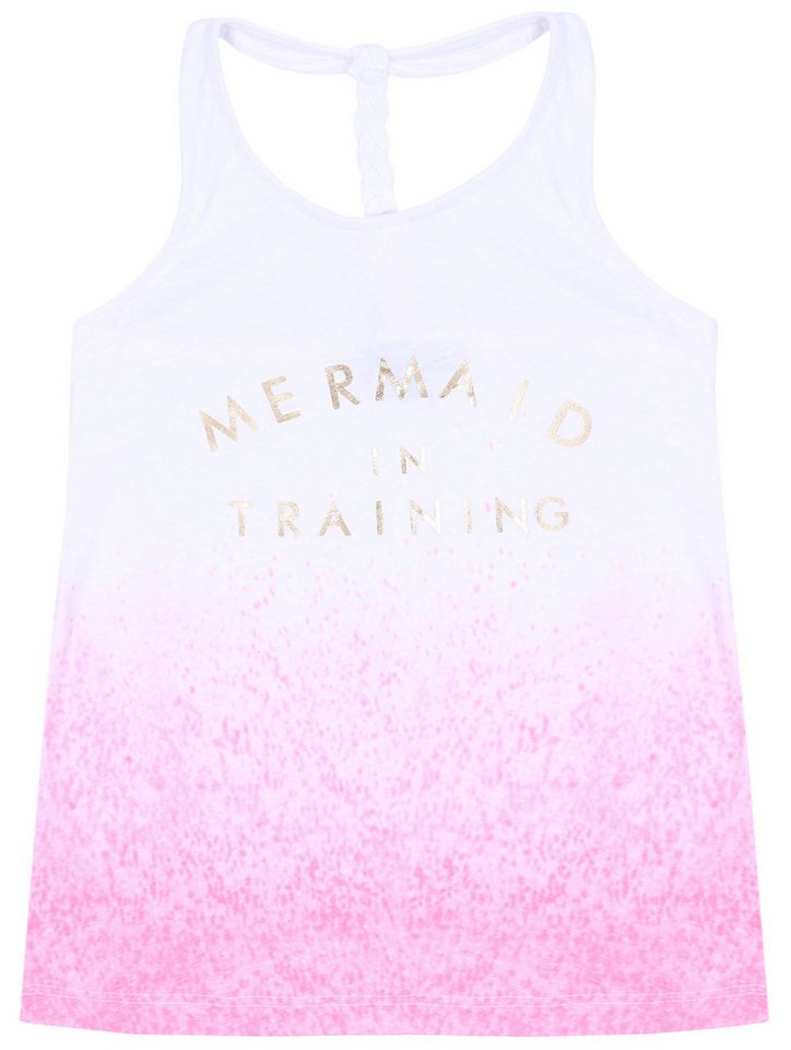 Sarcia.eu Blusentop Weiß-pinkes Tank-Top 7-8 Jahre von Sarcia.eu