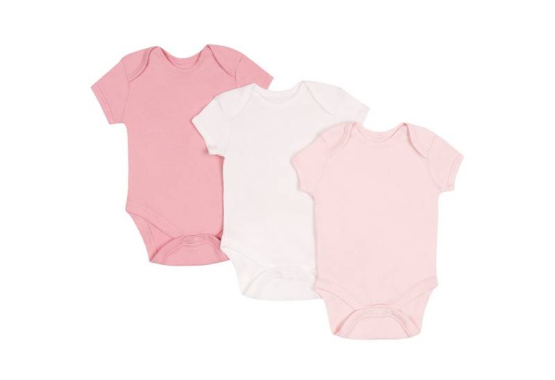 Sarcia.eu Body 3x Pink-weißes Body/Einteiler mit kurzen Ärmeln 0 Monate von Sarcia.eu