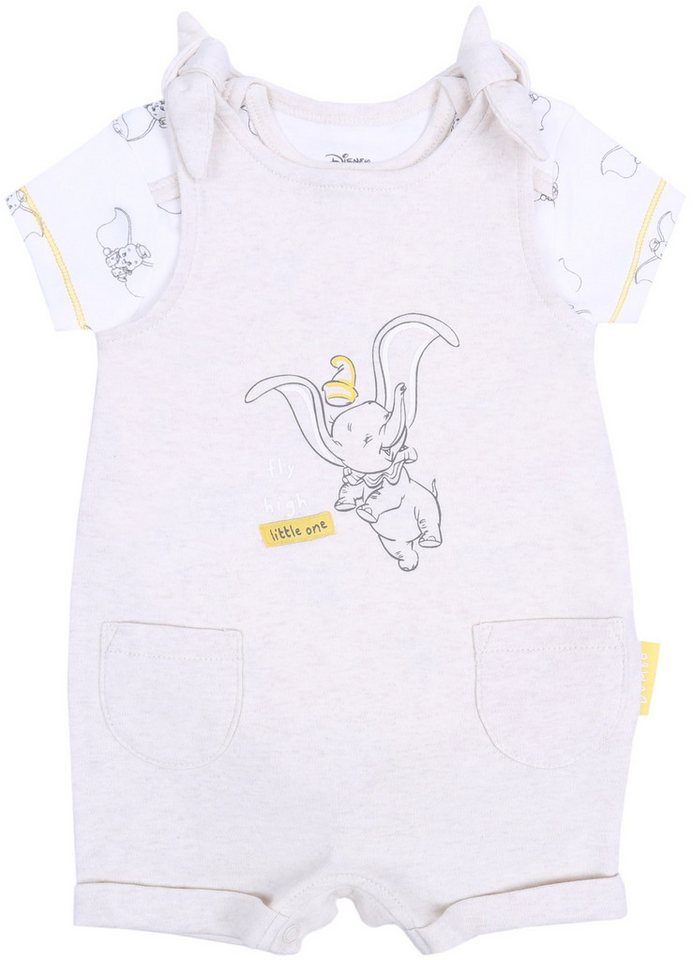 Sarcia.eu Body Beigefarbener Strampleranzug + Babybody DUMBO 6-9 Monate von Sarcia.eu