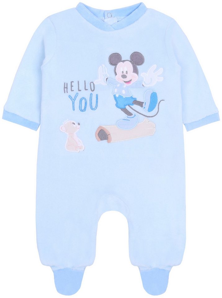 Sarcia.eu Body Blauer Strampleranzug aus Vlies Mickey Mouse 12 Monate von Sarcia.eu