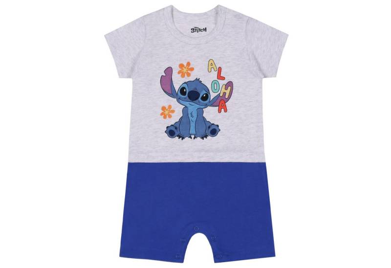 Sarcia.eu Body STITCH Disney grau-blaue Baby-Body, Baumwolle 12 Monate von Sarcia.eu