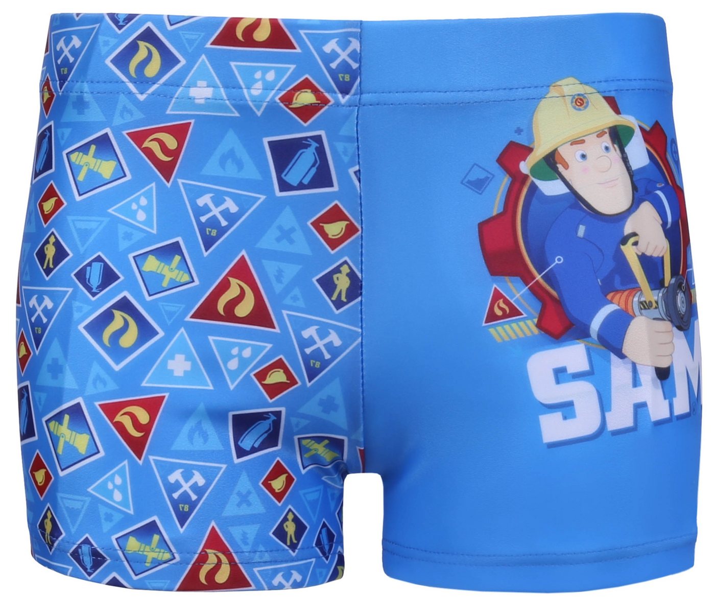 Sarcia.eu Boxer-Badehose Blaue Badeshorts für Jungen Fireman Sam Feuerwehrmann Sam 3-4 Jahre von Sarcia.eu