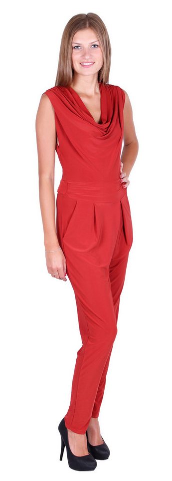 Sarcia.eu Culotte-Overall Damen-Overall in Ziegelfarbe John Zack S von Sarcia.eu