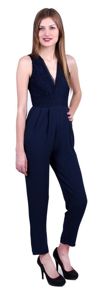 Sarcia.eu Culotte-Overall John Zack Marineblauer Spitzen-Overall M-L Sarcia.eu Culotte-Overall John Zack Marineblauer Spitzen-Overall M-L von Sarcia.eu