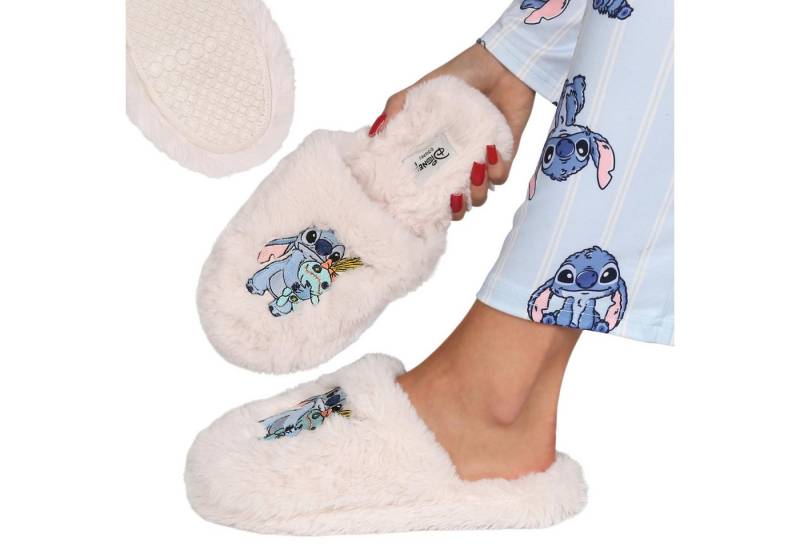 Sarcia.eu DISNEY Stitch RUTSCHFESTE Damen Hausschuhe – WARM, WEICH, KUSCHELIG Plüsch Hausschuhe von Sarcia.eu