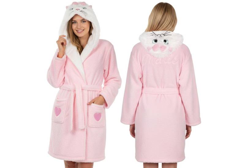Sarcia.eu Damenbademantel Disney Marie Katze Damen Bademantel, warm, mit Kapuze, Gürtel von Sarcia.eu
