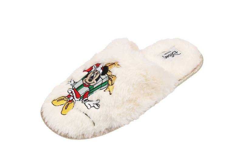 Sarcia.eu Disney Mickey Mouse Damen Hausschuhe mit Fell 36-37 EU / 3-4 UK Hausschuh von Sarcia.eu