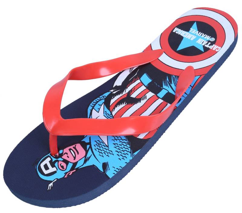 Sarcia.eu Dunkelblaue Flip-Flops für Herren CAPTAIN AMERICA Marvel 44/45 EU Pantolette von Sarcia.eu